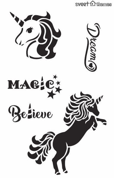Unicorn Stencil