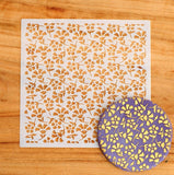 Vintage Flower Cookie Stencil