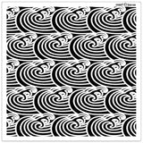 Wave Cookie Stencil