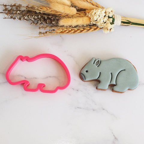 Wombat 3D Printed Cookie Cutter