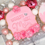 Worlds Best Mum  Emboss 3D Printed Cookie Stamp