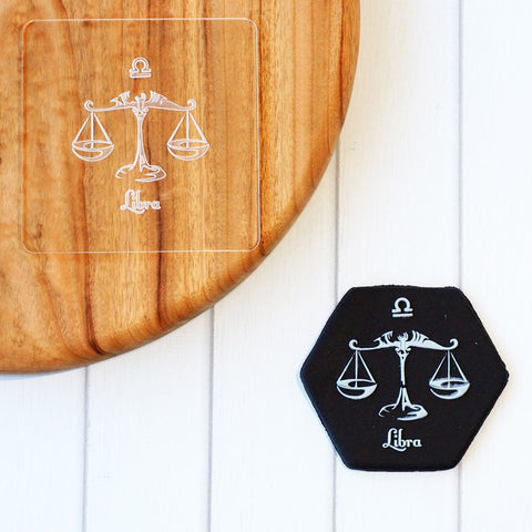 Birthday Zodiac Libra Raise It Up / Deboss Cookie Stamp