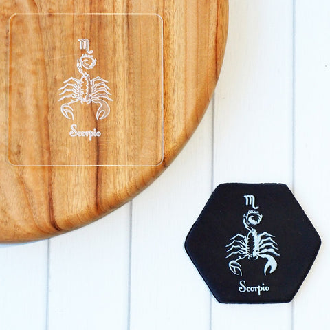 Birthday Zodiac Scorpio Raise It Up / Deboss Cookie Stamp