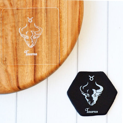 Birthday Zodiac Taurus Raise It Up / Deboss Cookie Stamp