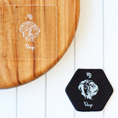 Birthday Zodiac Virgo Raise It Up / Deboss Cookie Stamp