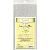 Awareness Ribbon Impression Mats - Set 4 - End of Line Sale
