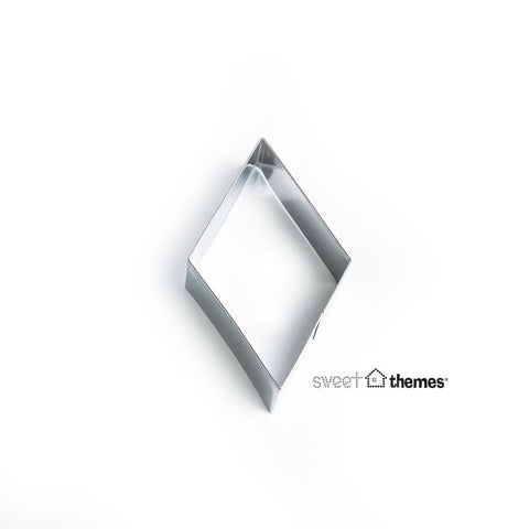 Diamond 9cm x 5.6cm Stainless Steel Cookie Cutter