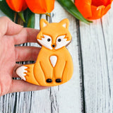 Fox (Stamp Set) Emboss 3D Printed Cookie Stamp + Stainless Steel Cookie Cutter