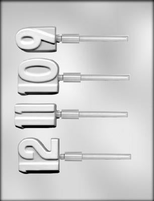 Numbers 9-12 Chocolate Sucker or Chocolate Pop Mould