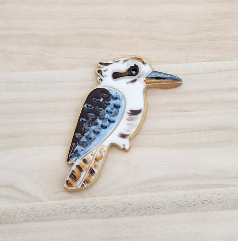 Kookaburra or Kingfisher (Stamp Set) Emboss 3D Printed Cookie Stamp + 3D Printed Cookie Cutter