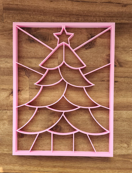 Christmas Tree Advent Calendar 3D Printed Cookie Cutter