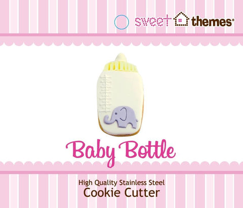 Baby Bottle Stainless Steel Cookie Cutter with Swing Tag