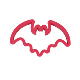 Bat 3D Printed Cookie Cutter