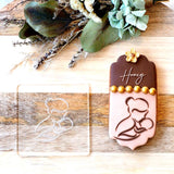 Beautiful Mum and Baby Raise It Up / Deboss Cookie Stamp