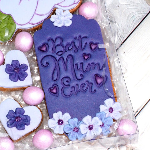 Best Mum Ever Emboss 3D Printed Cookie Stamp