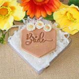 Bride Emboss 3D Printed Cookie Stamp