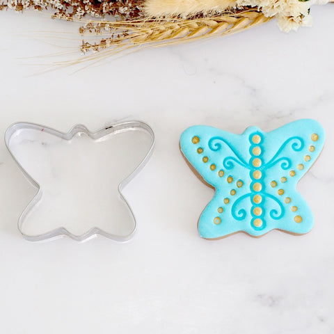 Butterfly Round Stainless Steel Cookie Cutter