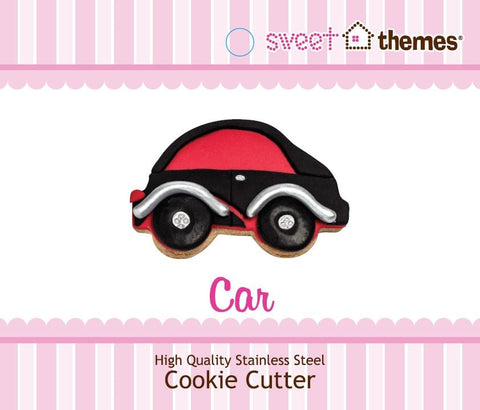 Car Stainless Steel Cookie Cutter with Swing Tag