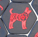 Birthday  Chinese Zodiac Dog Raise It Up / Deboss Cookie Stamp
