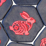 Birthday Chinese Zodiac Rabbit Raise It Up / Deboss Cookie Stamp