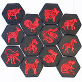 Birthday Chinese Zodiac Dragon Raise It Up / Deboss Cookie Stamp