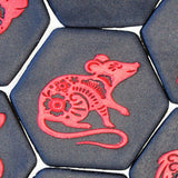 Birthday Chinese Zodiac Rat Raise It Up / Deboss Cookie Stamp
