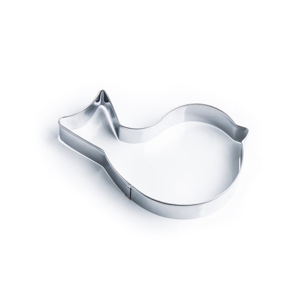 GXHUANG Stainless Steel Whale Cookie Cutter - 3x1.5 Inch, For Baking, Fondant, Clay Crafts