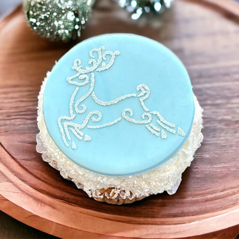 Christmas Classic Deer Cookie / Cupcake Stencil