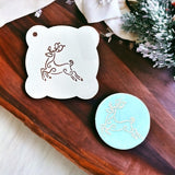 Christmas Classic Deer Cookie / Cupcake Stencil
