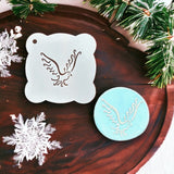 Christmas Classic Dove Cookie / Cupcake Stencil