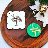 Christmas Emu Cookie / Cupcake Stencil