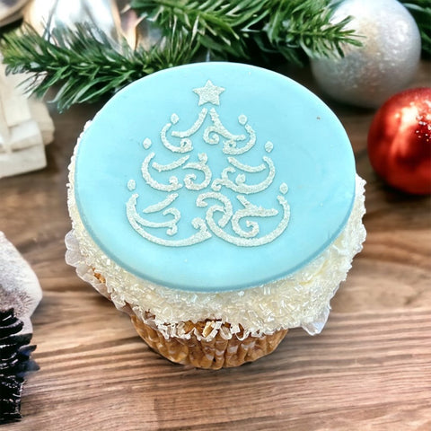 Christmas Classic Tree Cookie / Cupcake Stencil