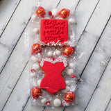Christmas wishes and Mistletoe Kisses Emboss 3D Printed Cookie Stamp