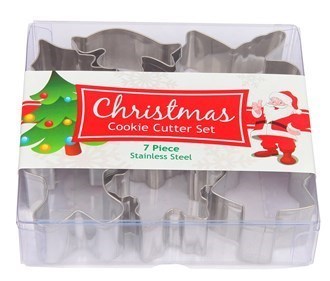 Christmas Boxed (with Bell) Mini Cookie Cutter Set 7pce