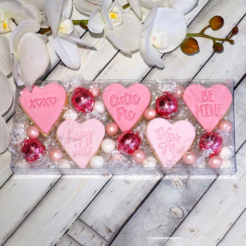 Conversation Heart Emboss 3D Printed Cookie Stamps Pack (5 pce)