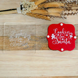Cookies for Santa Raise It Up / Deboss Cookie Stamp
