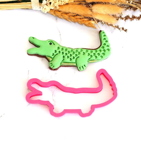 Crocodile 3D Printed Cookie Cutter