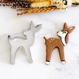 Deer or Fawn Stainless Steel Cookie Cutter