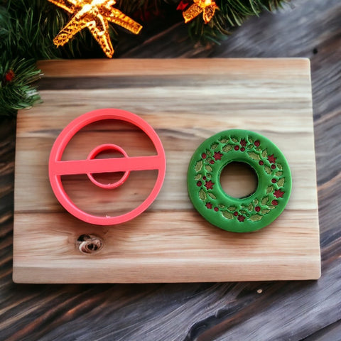 Donut or Wreath 3D Printed Cookie Cutter