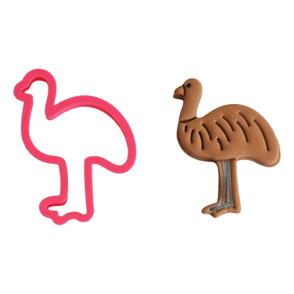 Emu 3D Printed Cookie Cutter – Sweet Themes