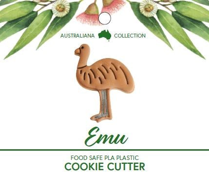 Emu 3D Printed Cookie Cutter with Recipe Card