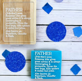 Father (Definition) Raise It Up / Deboss Cookie Stamp