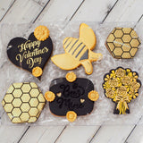Flower Bunch (Stamp Set) Raise It Up / Deboss Cookie Stamp + Stainless Steel Cookie Cutter