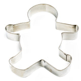 Gingerbread Man Stainless Steel Cookie Cutter with Swing Tag