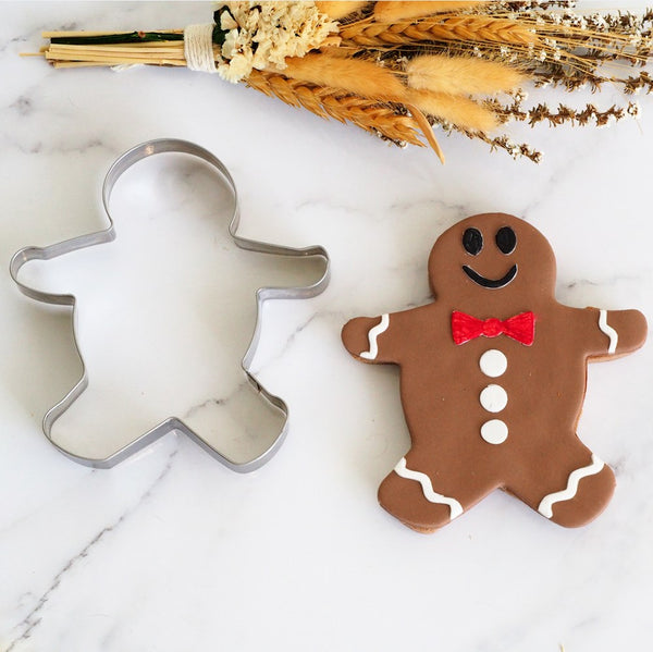 Gingerbread Man Stainless Steel Cookie Cutter Sweet Themes 5426