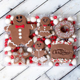 Gingerbread Man Large (Stamp Set) Raise It Up / Deboss Cookie Stamp  + Stainless Steel Cookie Cutter