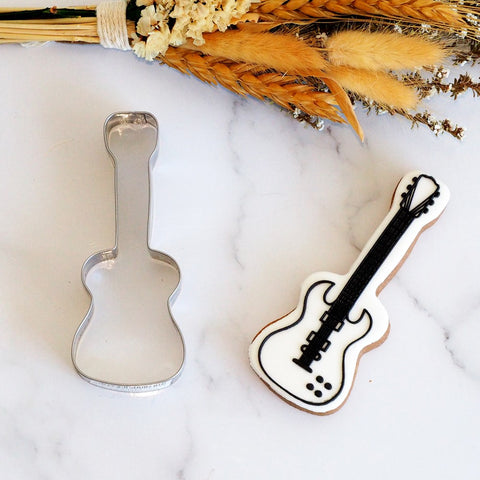 Guitar Stainless Steel Cookie Cutter