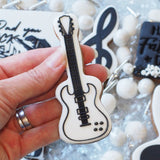 Guitar (Stamp Set) Raise It Up / Deboss Cookie Stamp  + Stainless Steel Cookie Cutter