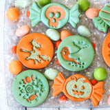 Halloween Mini Set Emboss 3D Printed Cookie Stamps (5 pce)