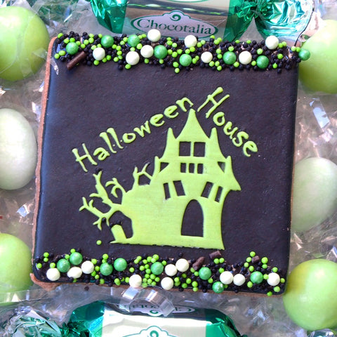 Halloween House Raise It Up / Deboss Cookie Stamp